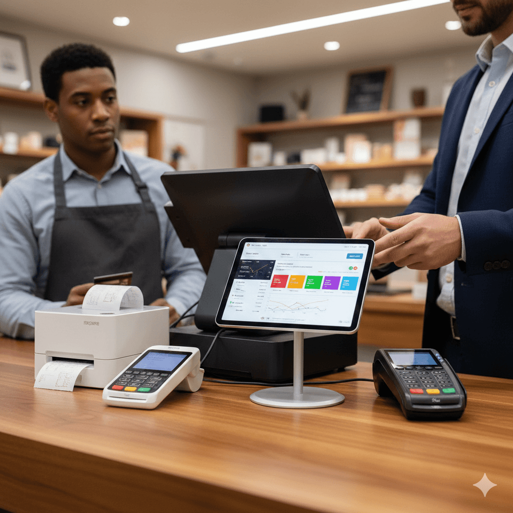 Agent closing a sale with a merchant