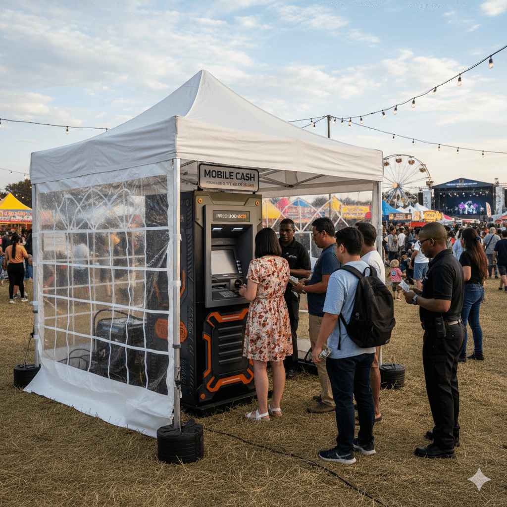 Festival and fair ATM rental