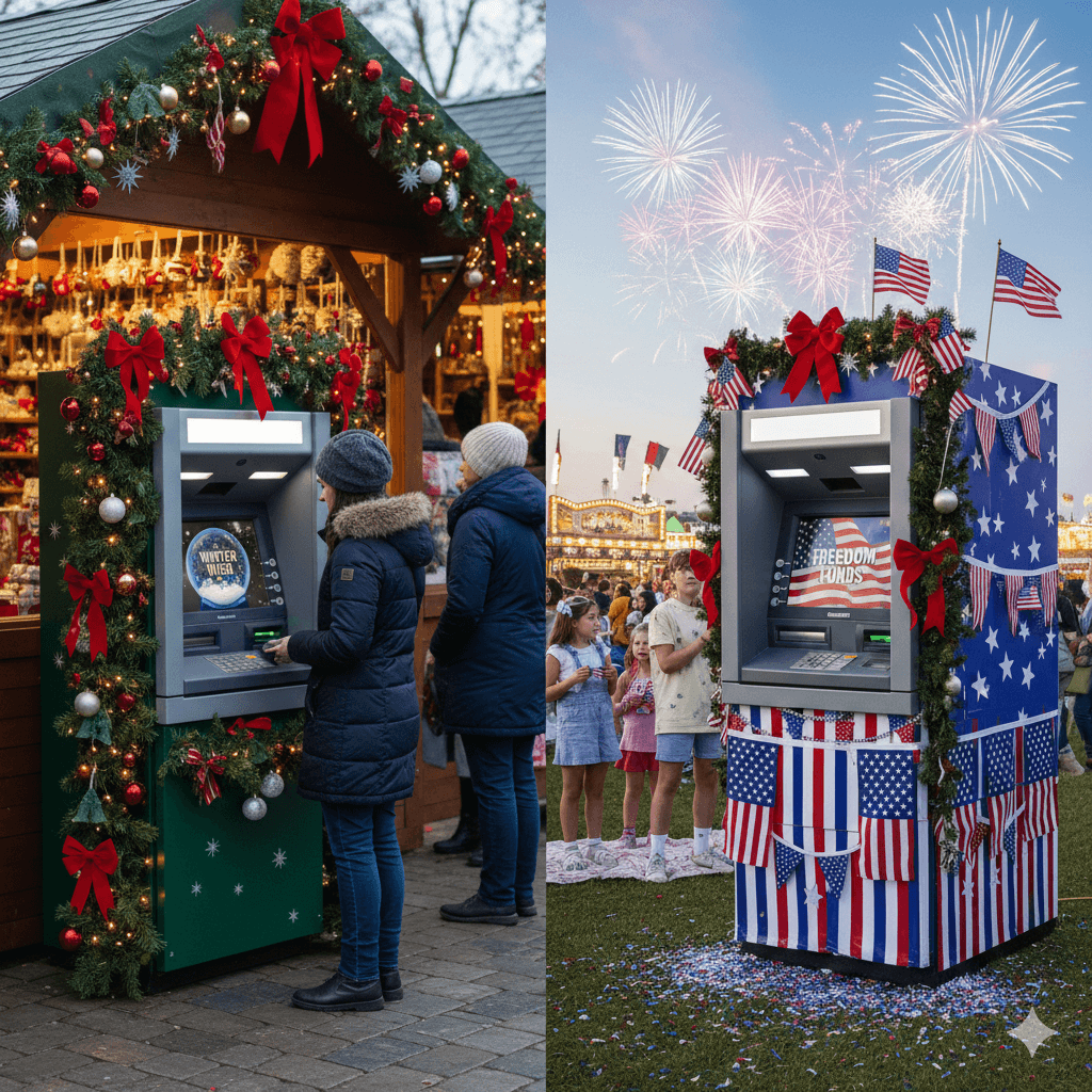 Holiday and special occasion ATMs